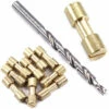 Corby Bolt Fasteners With Step Drill Combo Kit - (.312HD X .218SD X .960L) - Brass