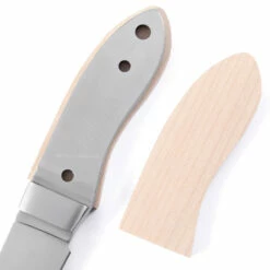 *Boot Shark Combo Kit - DIY Fixed Blade Knife Kit W/Curly Maple Scales -Knife Kits Sales Shop KKSHARKBL CRLYMAPL K img4 1500