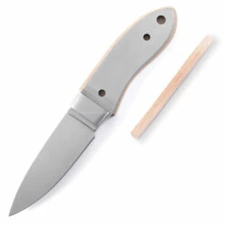 *Boot Shark Combo Kit - DIY Fixed Blade Knife Kit W/Curly Maple Scales -Knife Kits Sales Shop KKSHARKBL CRLYMAPL K img5 1500