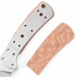 *Modern Skinner - DIY Blade Kit W/Lacewood Handle Scales (pre-machined) -Knife Kits Sales Shop KKSK1 LACEWD K img6 1500