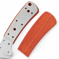 *Modern Skinner - DIY Blade Kit W/Padauk Handle Scales (pre-machined) -Knife Kits Sales Shop KKSK1 PADAUK K img6 1500