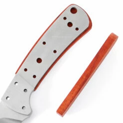 *Modern Skinner - DIY Blade Kit W/Padauk Handle Scales (pre-machined) -Knife Kits Sales Shop KKSK1 PADAUK K img8 1500
