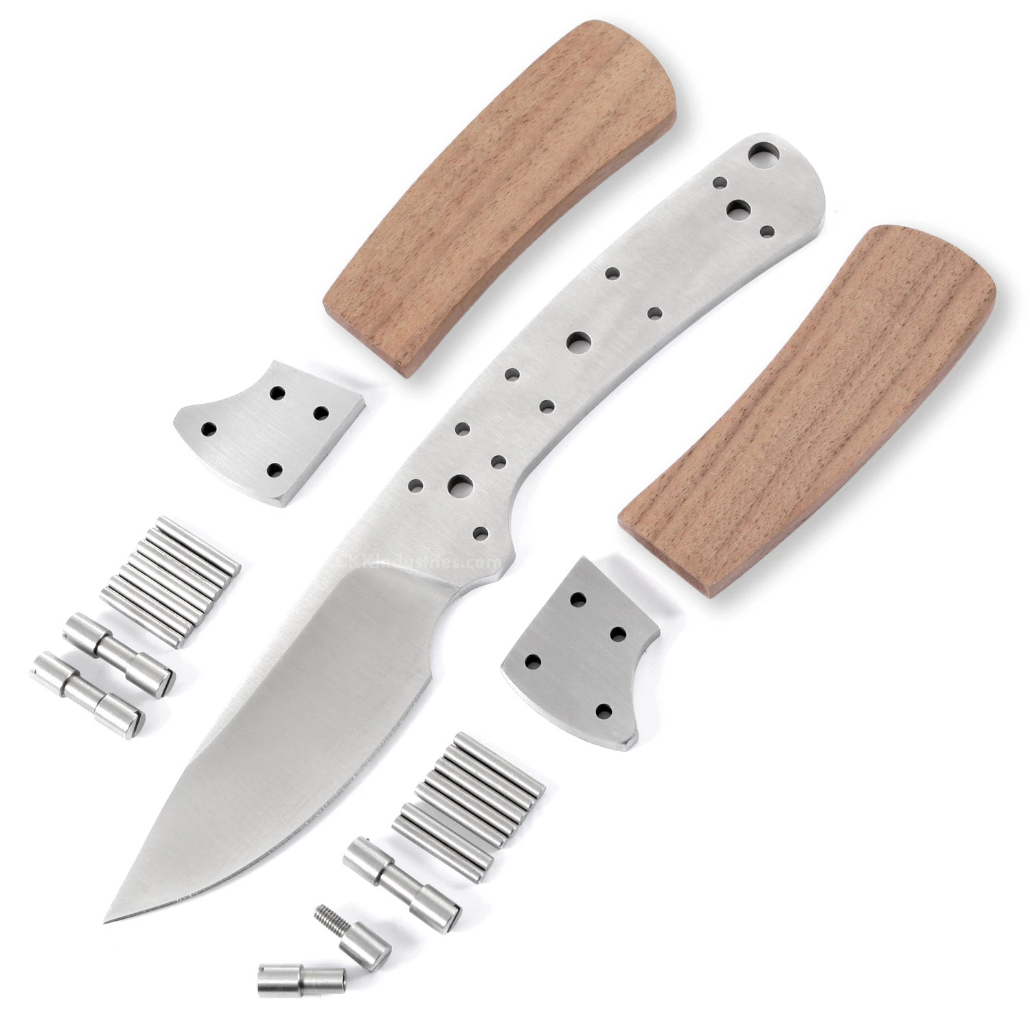 *Modern Skinner - DIY Blade Kit W/Walnut Handle Scales (pre-machined) 4 *Modern Skinner - DIY Blade Kit W/Walnut Handle Scales (pre-machined) - Image 2