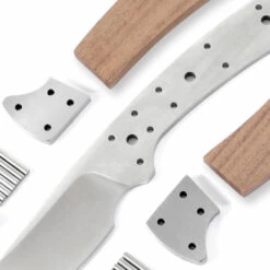 *Modern Skinner - DIY Blade Kit W/Walnut Handle Scales (pre-machined) 15 *Modern Skinner - DIY Blade Kit W/Walnut Handle Scales (pre-machined) -Knife Kits Sales Shop KKSK1 WALNUT K img3 1500