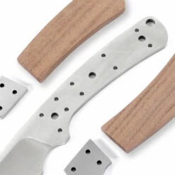 *Modern Skinner - DIY Blade Kit W/Walnut Handle Scales (pre-machined) 16 *Modern Skinner - DIY Blade Kit W/Walnut Handle Scales (pre-machined) -Knife Kits Sales Shop KKSK1 WALNUT K img4 1500