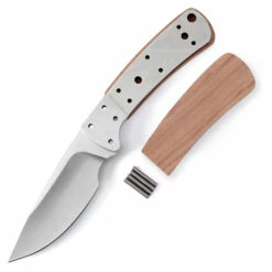*Modern Skinner - DIY Blade Kit W/Walnut Handle Scales (pre-machined) 17 *Modern Skinner - DIY Blade Kit W/Walnut Handle Scales (pre-machined) -Knife Kits Sales Shop KKSK1 WALNUT K img5 1500