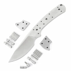 *Modern Skinner - DIY Blade Kit W/Mahogany Scales -Knife Kits Sales Shop KKSK1BL img1 1500 4