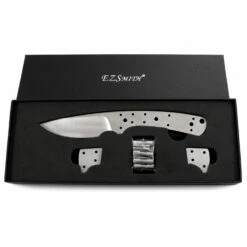 *Modern Skinner - DIY Blade Kit W/Canarywood Scales -Knife Kits Sales Shop KKSK1BL img5 1500 3