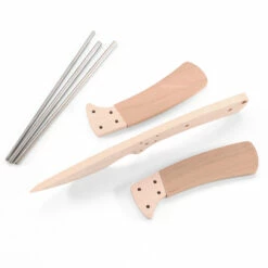 *Wood Modern Skinner - Fixed Blade - All-Wood Parts Kit 8 *Wood Modern Skinner - Fixed Blade - All-Wood Parts Kit -Knife Kits Sales Shop KKSK1W K 1 img2 1500