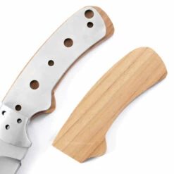 *Western Skinner Combo Knife Kit - DIY Knife Kit W/Canarywood Scales & Pinstock -Knife Kits Sales Shop KKWSK 2010 CNYWD K img5 1500