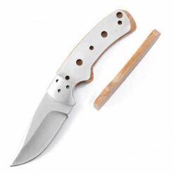 *Western Skinner Combo Knife Kit - DIY Knife Kit W/Canarywood Scales & Pinstock -Knife Kits Sales Shop KKWSK 2010 CNYWD K img6 1500