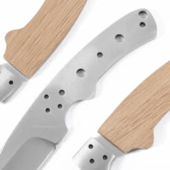 *Western Skinner Combo Knife Kit - DIY Knife Kit W/Red Oak Scales & Pinstock -Knife Kits Sales Shop KKWSK 2010 ROAK K img3 1500