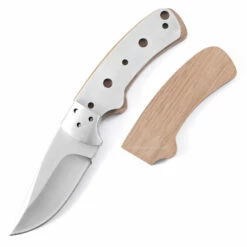 *Western Skinner Combo Knife Kit - DIY Knife Kit W/Red Oak Scales & Pinstock -Knife Kits Sales Shop KKWSK 2010 ROAK K img4 1500