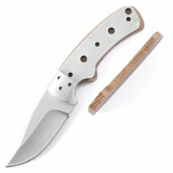 *Western Skinner Combo Knife Kit - DIY Knife Kit W/Red Oak Scales & Pinstock -Knife Kits Sales Shop KKWSK 2010 ROAK K img6 1500