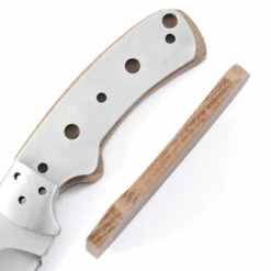 *Western Skinner Combo Knife Kit - DIY Knife Kit W/Red Oak Scales & Pinstock -Knife Kits Sales Shop KKWSK 2010 ROAK K img7 1500