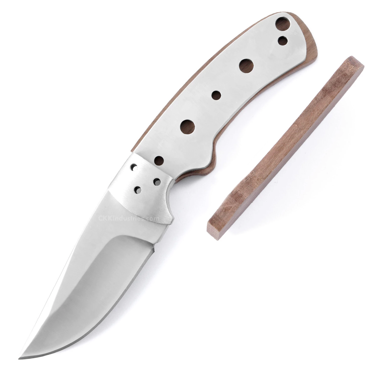 *Western Skinner Combo Knife Kit - DIY Knife Kit W/Walnut Scales & Pinstock 8 *Western Skinner Combo Knife Kit - DIY Knife Kit W/Walnut Scales & Pinstock - Image 6