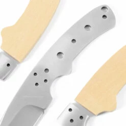 *Western Skinner Combo Knife Kit - DIY Knife Kit W/Yellowheart Scales & Pinstock -Knife Kits Sales Shop KKWSK 2010 YLWHRT K img3 1500