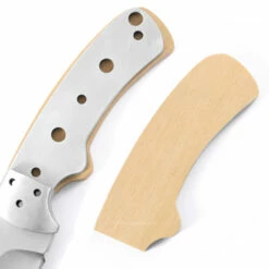 *Western Skinner Combo Knife Kit - DIY Knife Kit W/Yellowheart Scales & Pinstock -Knife Kits Sales Shop KKWSK 2010 YLWHRT K img5 1500