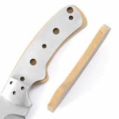 *Western Skinner Combo Knife Kit - DIY Knife Kit W/Yellowheart Scales & Pinstock -Knife Kits Sales Shop KKWSK 2010 YLWHRT K img7 1500