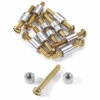 Loveless-Style Fasteners - For Handles - (.312HD X 8-32US X 1.15L) - Stainless Steel/Brass - (10 Pk) -Knife Kits Sales Shop LF 516BS 10 1 1500