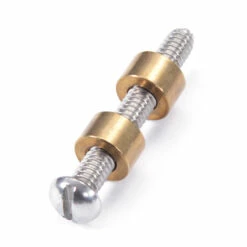 Loveless-Style Fasteners With Step Drill Combo Kit - (.312HD X 8-32US X 1.15L) - Brass/Stainless Ste -Knife Kits Sales Shop LF 516SB 1 1500 1