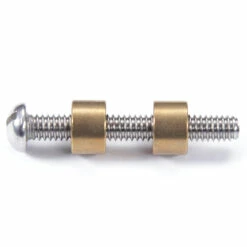 Loveless-Style Fasteners With Step Drill Combo Kit - (.312HD X 8-32US X 1.15L) - Brass/Stainless Ste -Knife Kits Sales Shop LF 516SB 2 1500 1