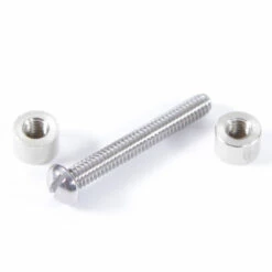 Loveless-Style Fasteners With Step Drill Combo Kit - (.312HD X 8-32US X 1.15L) - Nickel Silver/Stain -Knife Kits Sales Shop LF 516SNS 3 1500 1