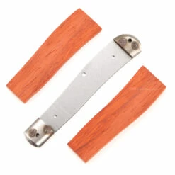 Lineman Trapper - Folding Slipjoint Knife Kit - (w/Pre-machined Padauk Handle Blanks) -Knife Kits Sales Shop LT238 PADAUK K img4 1500