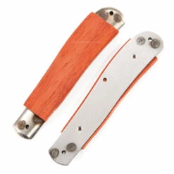 Lineman Trapper - Folding Slipjoint Knife Kit - (w/Pre-machined Padauk Handle Blanks) -Knife Kits Sales Shop LT238 PADAUK K img5 1500