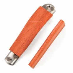 Lineman Trapper - Folding Slipjoint Knife Kit - (w/Pre-machined Padauk Handle Blanks) -Knife Kits Sales Shop LT238 PADAUK K img6 1500