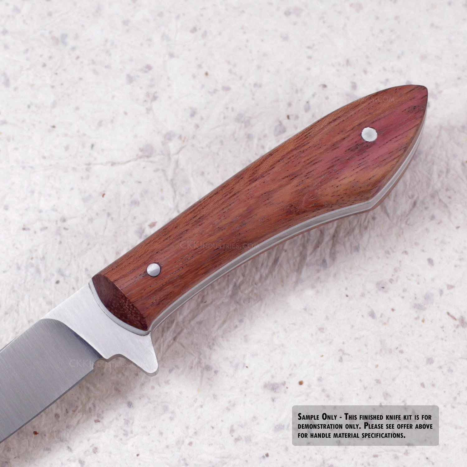Lil Sendero - Master Series Fixed Blade - DIY Blade Kit W/Bubinga Scales 8 Lil Sendero - Master Series Fixed Blade - DIY Blade Kit W/Bubinga Scales - Image 6
