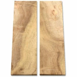 Myrtle Burl Wood - Handle Scale Set - (Natural) - (5.0 X 1.50 X 0.25)