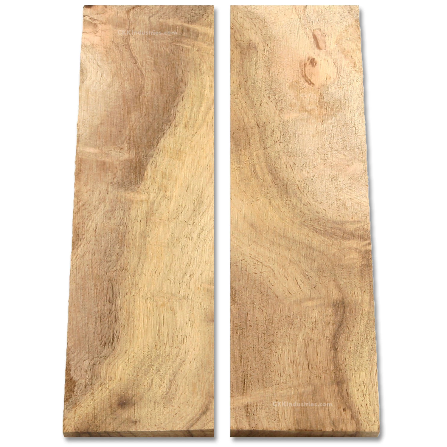 Myrtle Burl Wood - Handle Scale Set - (Natural) - (5.0 X 1.50 X 0.25) 3 Myrtle Burl Wood - Handle Scale Set - (Natural) - (5.0 X 1.50 X 0.25)