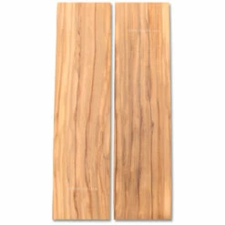 Olive Wood - Handle Scale Set - (Presentation Grade) - (Stabilized) - (6.0 X 1.5 X 0.25)
