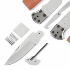 *Ranger Lockback Combo Knife Kit - DIY Blade Blank W/Bloodwood Scales -Knife Kits Sales Shop RLB278 BLDWD K img3 1500