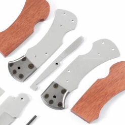 *Ranger Lockback Combo Knife Kit - DIY Blade Blank W/Bloodwood Scales -Knife Kits Sales Shop RLB278 BLDWD K img4 1500