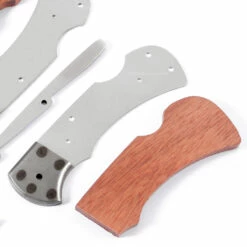 *Ranger Lockback Combo Knife Kit - DIY Blade Blank W/Bloodwood Scales -Knife Kits Sales Shop RLB278 BLDWD K img6 1500
