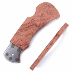 *Ranger Lockback Combo Knife Kit - DIY Blade Blank W/Bubinga Scales -Knife Kits Sales Shop RLB278 BUBINGA K img3 1500