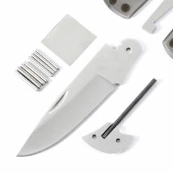 *Ranger Lockback Combo Knife Kit - DIY Blade Blank W/Lacewood Scales -Knife Kits Sales Shop RLB278 LACEWD K img3 1500