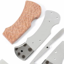 *Ranger Lockback Combo Knife Kit - DIY Blade Blank W/Lacewood Scales -Knife Kits Sales Shop RLB278 LACEWD K img5 1500