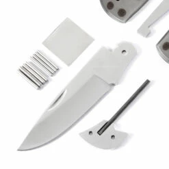 *Ranger Lockback Combo Knife Kit - DIY Blade Blank W/Mahogany Scales -Knife Kits Sales Shop RLB278 MAHOGANY K img3 1500