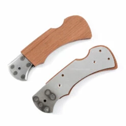 *Ranger Lockback Combo Knife Kit - DIY Blade Blank W/Mahogany Scales -Knife Kits Sales Shop RLB278 MAHOGANY K img7 1500