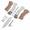 *Ranger Lockback Combo Knife Kit - DIY Blade Blank W/Walnut Scales -Knife Kits Sales Shop RLB278 WALNUT K img2 1500