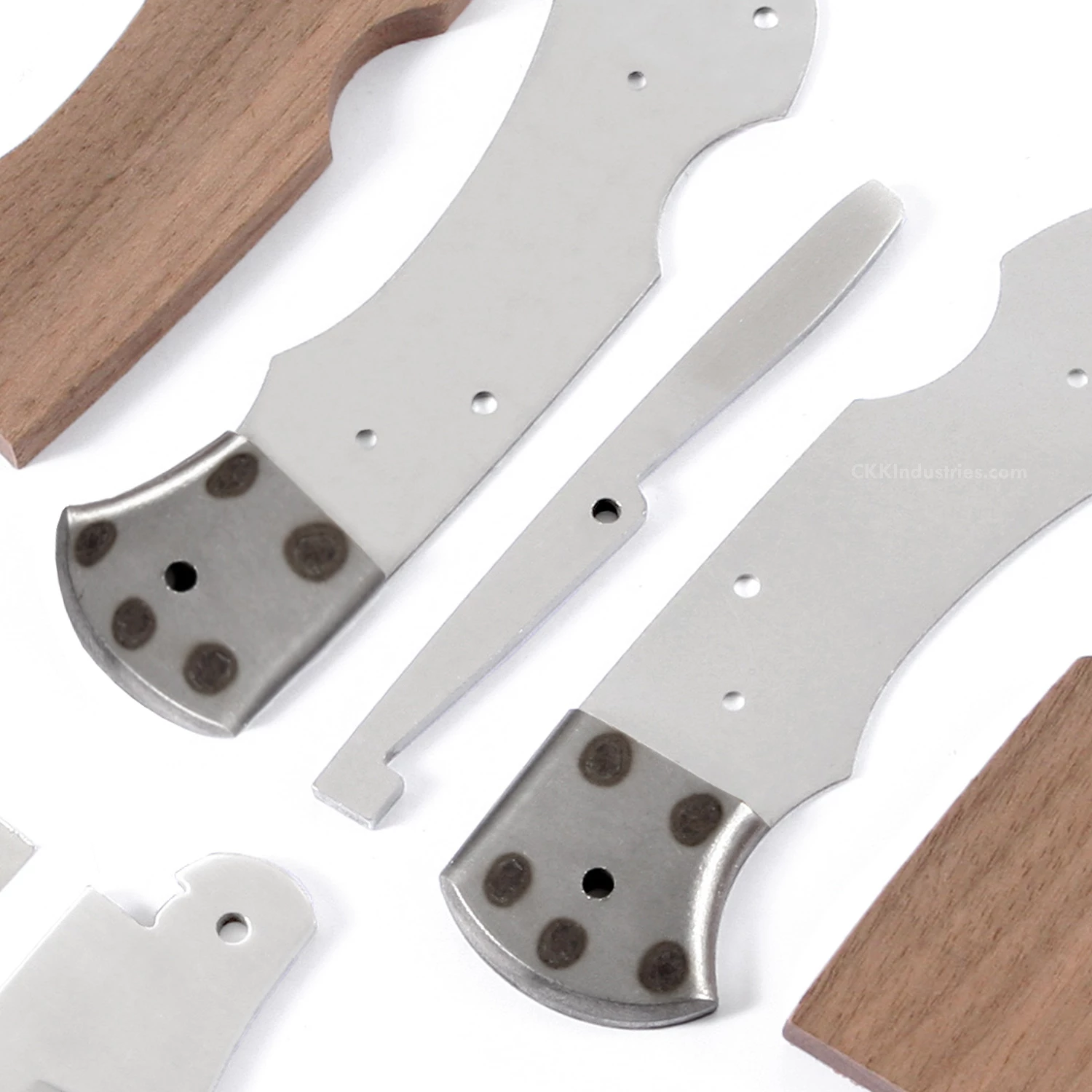 *Ranger Lockback Combo Knife Kit - DIY Blade Blank W/Walnut Scales 6 *Ranger Lockback Combo Knife Kit - DIY Blade Blank W/Walnut Scales - Image 4