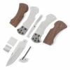 *Ranger Lockback Combo Knife Kit - DIY Blade Blank W/Wenge Scales -Knife Kits Sales Shop RLB278 WENGE K img2 1500