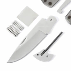 *Ranger Lockback Combo Knife Kit - DIY Blade Blank W/Wenge Scales -Knife Kits Sales Shop RLB278 WENGE K img3 1500