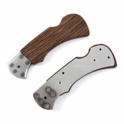 *Ranger Lockback Combo Knife Kit - DIY Blade Blank W/Wenge Scales -Knife Kits Sales Shop RLB278 WENGE K img7 1500
