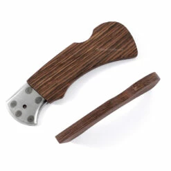 *Ranger Lockback Combo Knife Kit - DIY Blade Blank W/Wenge Scales -Knife Kits Sales Shop RLB278 WENGE K img8 1500