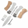 *Ranger Lockback Combo Knife Kit - DIY Blade Blank W/Zebrawood Scales -Knife Kits Sales Shop RLB278 ZEBRAWD K img2 1500