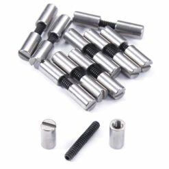 Acorn Nut Fasteners - Luke Rivets For Handles - (.186HD X 4-40US X .9L) - Stainless Steel - (10 Pk)